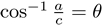 Arcocoseno Fórmula para arccos θ